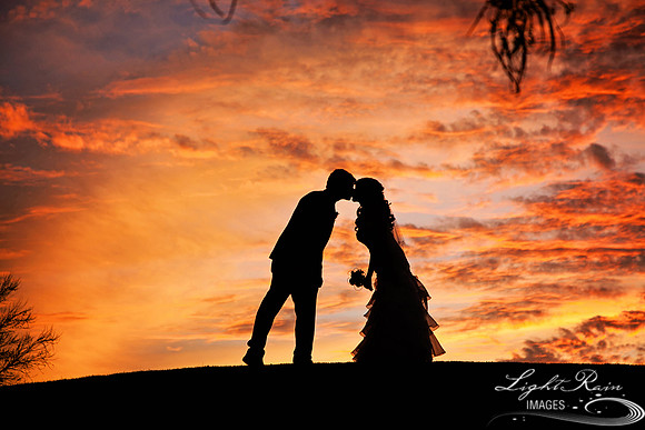 Wedding sunset