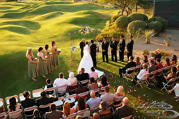 golf course ceremony photos
