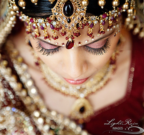 Indian bride close-up