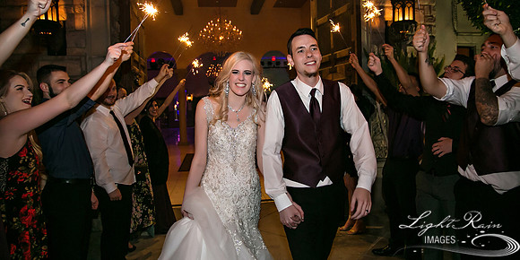 wedding sparkler exit