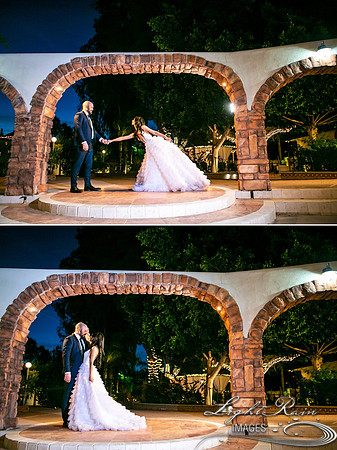 Bride and Groom twilight shots