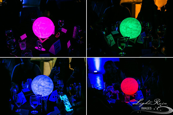 Reception table decor
