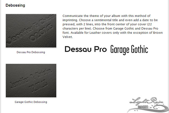 016Debossing_Flushmount Standard Leather